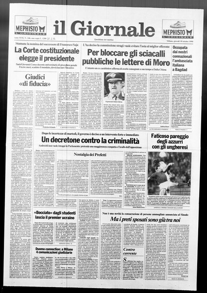 Il giornale : quotidiano del mattino